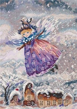 Cross Stitch Kit By Panna Winter Angel