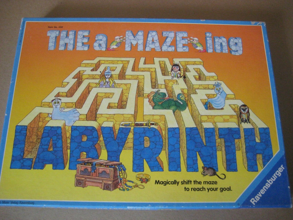Vintage Ravensburger The a-Maze-ing Labyrinth Board Game No. 439