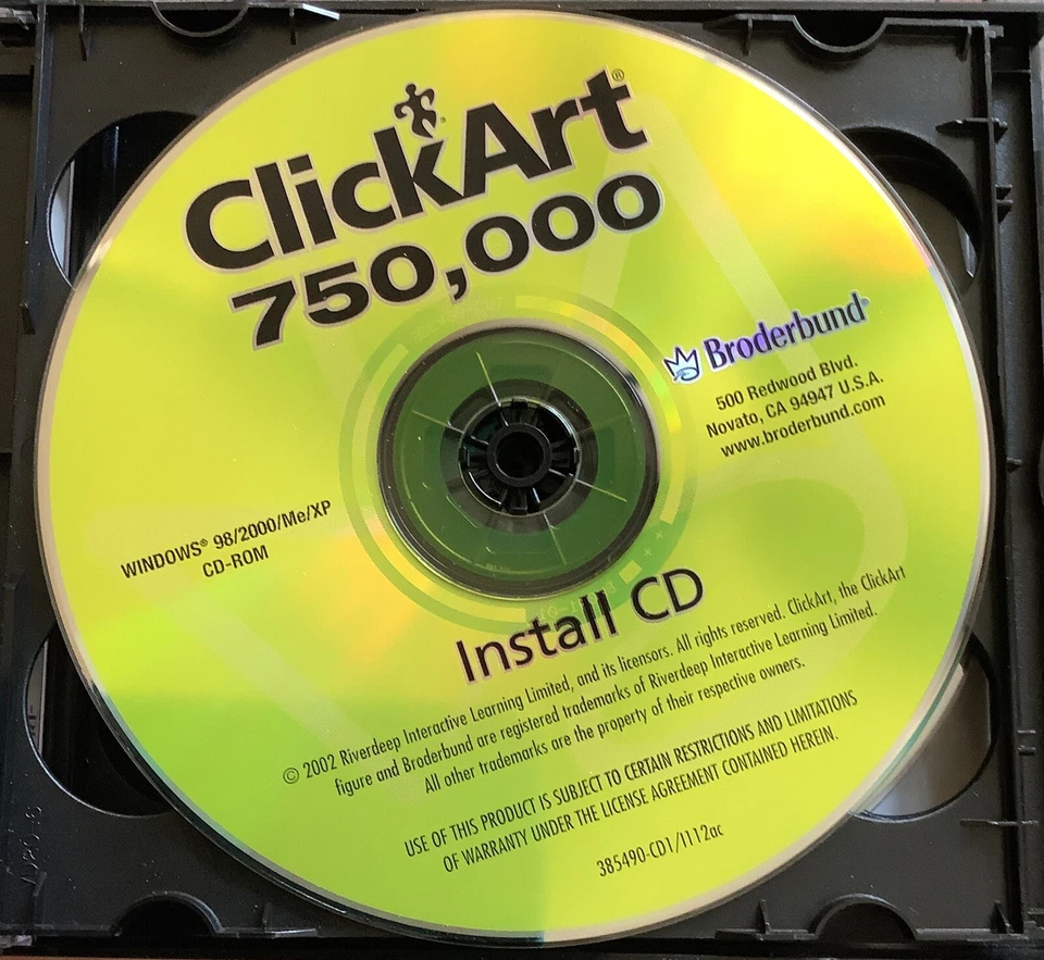 Click Art 750,000 PC CD ROM-VERY RARE & Finest Digital Art Is Just A Click Away - Image 2 of 4