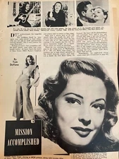 Jane Greer, Three Page Vintage Clipping, a
