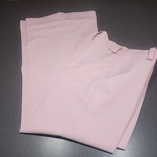 Vintage Levi Clothing Levi's for Gals Pastel Pink Plaid 60's Wide leg Trousers