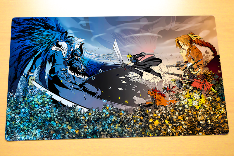 No.1160 Final Fantasy TCG Playmat Cloud Sephiroth Tifa No.1160 Final Fantasy TCG Playmat Cloud Sephiroth Tifa