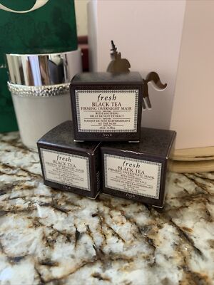 Fresh Black Tea FIRMING Overnight Mask Travel Size .50 oz / 15ml Each