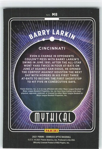 Barry Larkin MEGA SALE - You Pick - Base Set and Inserts - Reds - Listing 2 of 2 - Picture 257 of 273