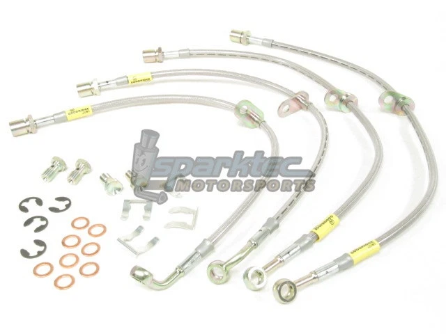 Kit de línea de freno de acero inoxidable Goodridge G-Stop para 08-14 Subaru Impreza WRX STI Foto 4 de 4