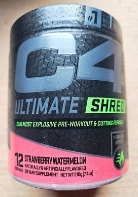 CELLUCOR C4 Ultimate Shred Strawberry Watermelon Pre-Workout 12 Servings 07/2025