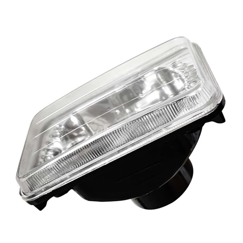 4PCS 4X6" Inch Headlights Square Lamp Chrome White LED Halo Sealed Beam Glass - Picture 6 of 9
