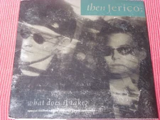Then Jerico: What Does It Take?  Ltd foldout sleeve 7" + postcards   EX SHOP