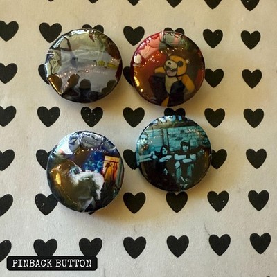 Fall Out Boy 1 Inch Pin Set Emo Band