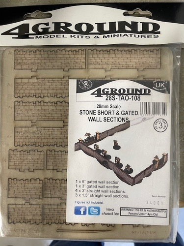 4ground 28mm Stone Short and Gated Wall Sections