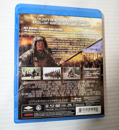 Little Big Soldier Bluray + DVD Combo Blu-ray OOP Tested Jackie Chan - Picture 7 of 10