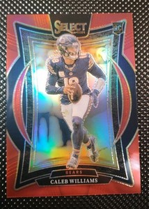 2024 Panini Select Caleb Williams Concourse Red Prizm /99 Chicago Bears