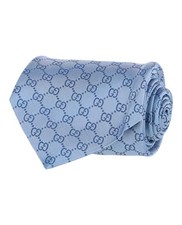 Gucci Mens GG Supreme Silk Tie