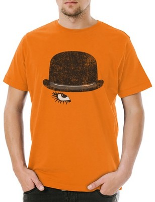 Alex Eye Herren T-Shirt A Uhrwerk Clockwork Droog Alex Orange Alexander Mod