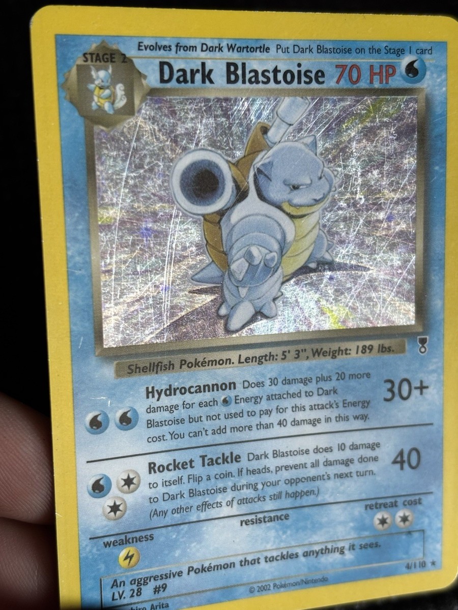 Pokémon TCG Dark Blastoise Holo Rare 4/110 Legendary Collection | eBay