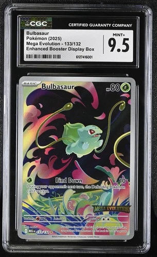 ME01: Mega Evolution #133/132 Bulbasaur CGC 9.5