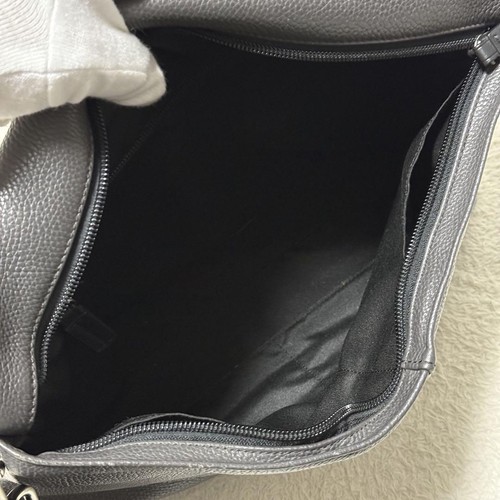 Coach Camden 2Way Messenger Bag Grain Leather Gray/Blue Used - Picture 16 of 17