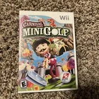 Carnival Games: Mini-Golf (Nintendo Wii, 2008) CIB Complete Manual - Tested