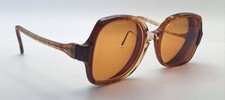 Vintage SRO Dana Co Brown Translucent Oval Sunglasses FRAMES ONLY USA