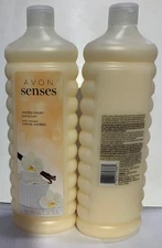 Avon Senses Vanilla Cream Bubble Bath - 24 fl oz (Pack of 2)