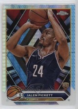 2023-24 Topps Chrome Prism Refractor Jalen Pickett #165 5b1