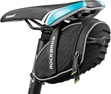 Bike Saddle Bag Under Seat Bicycle Seat Bag 3D Shell for MTB Road Waterproof