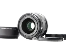 OLYMPUS M.ZUIKO DIGITAL 25mm F/1.8 Black Lens for Micro Four Thirds -Near Mint-