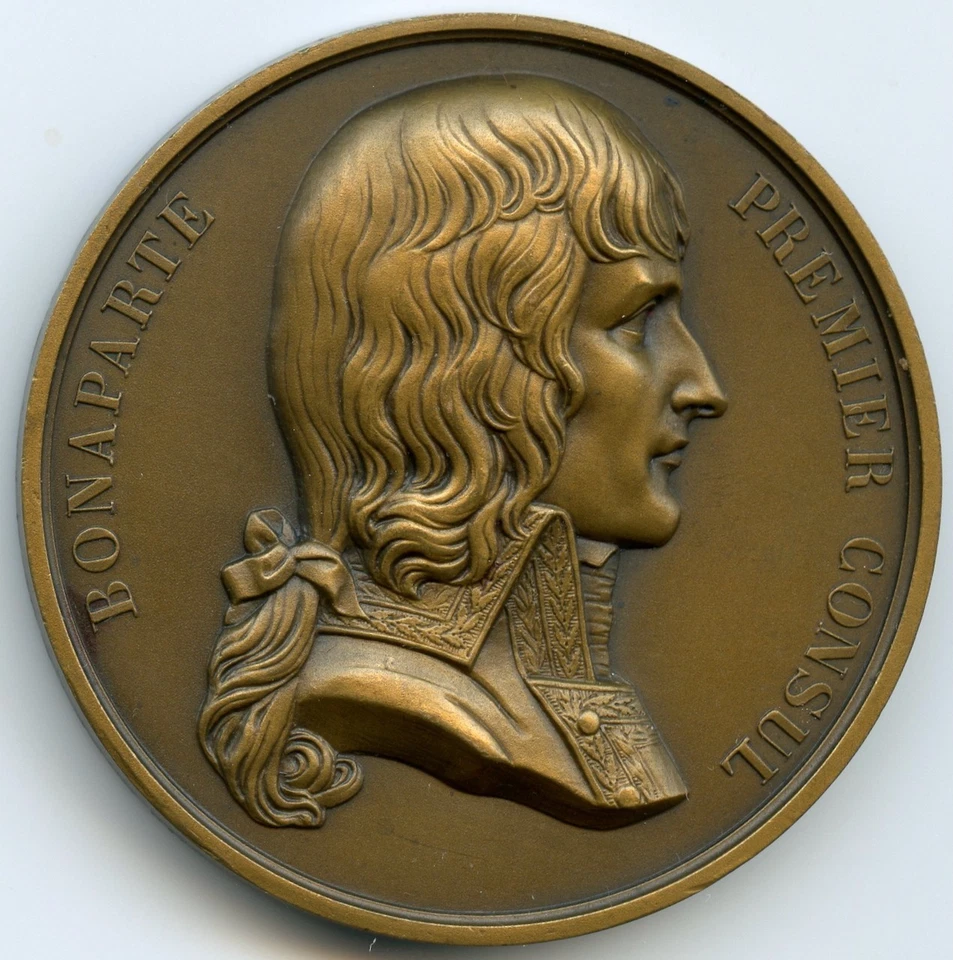 1799 NAPOLEÓN ADHESIÓN A PREMIER CÓNCUL BRONCE MEDALLA DE RESTRICCIÓN... - Imagen 3 de 4