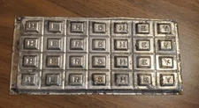 Vintage Metal Mold Hershey's Chocolate Bar Candy Mold