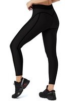 Damen Sportleggings High Waist Schwarz S Blickdicht Yoga Fitness Hose Laufhose