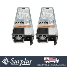 2x Supermicro PWS-1K02A-1R 1000W PSU 1U 80 Plus Platinum Hot Swap Power Supply