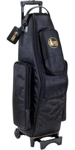 Gard Saxophone Wheelie Bag in Synthetic with Leather Trim Fits 1 Tenor - Picture 8 of 12