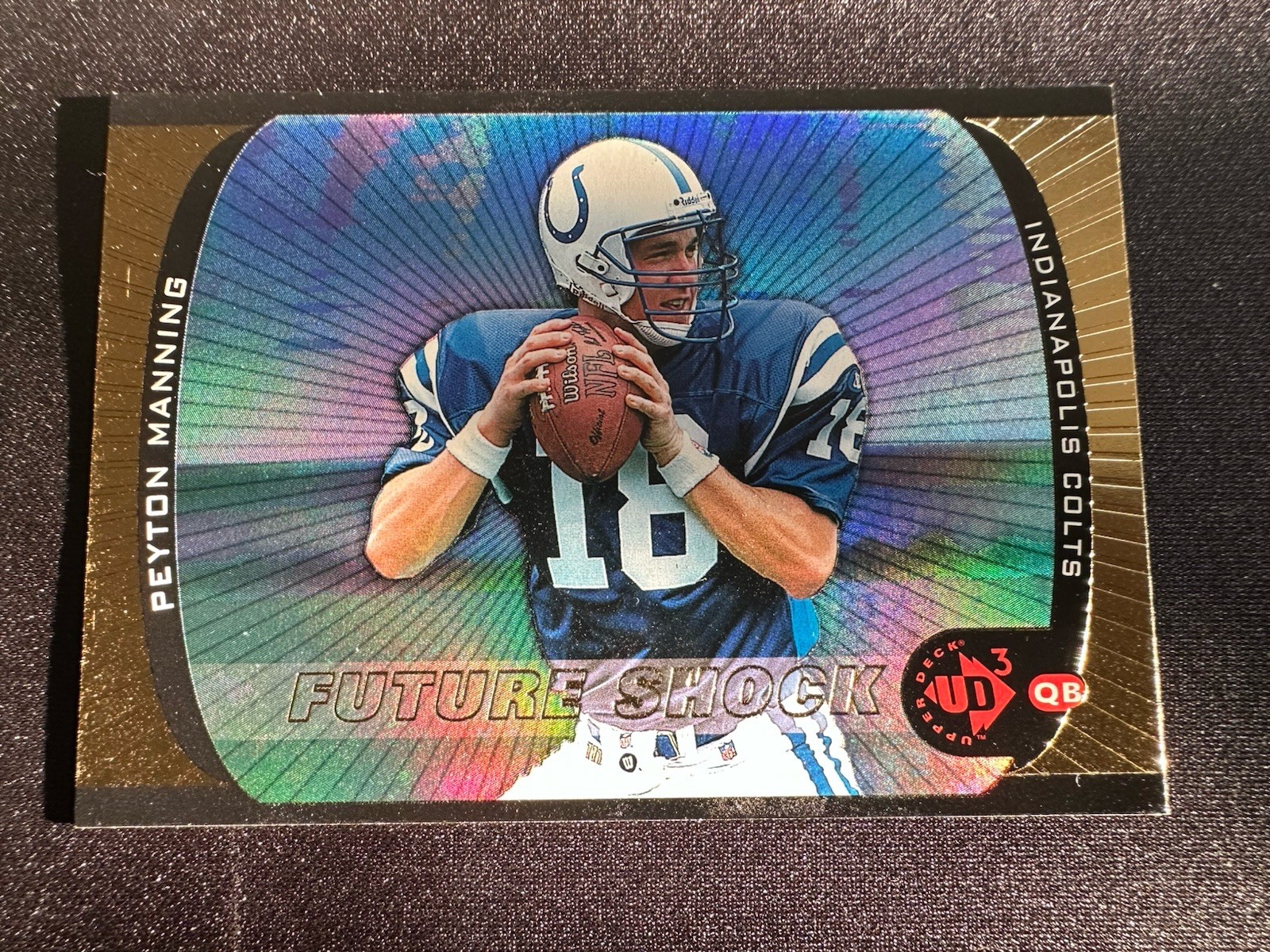 1998 Upper Deck UD3 - Future Shock Peyton Manning #181 (RC)