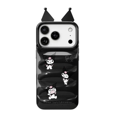 [Urban Sophistication] Sanrio The Puffer Case - Crying Kuromi  für iPhone16 NEU
