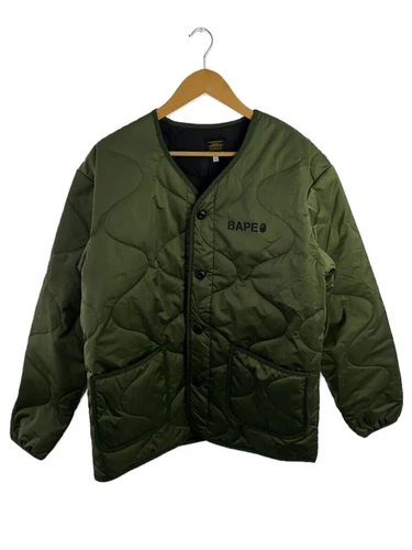 A BATHING APE (BAPE) Giacca trapuntata A BATHING APE kaki L usata