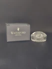 Vintage Waterford Crystal Lidded Round Trinket Box Dish w/Box - Made In Ireland