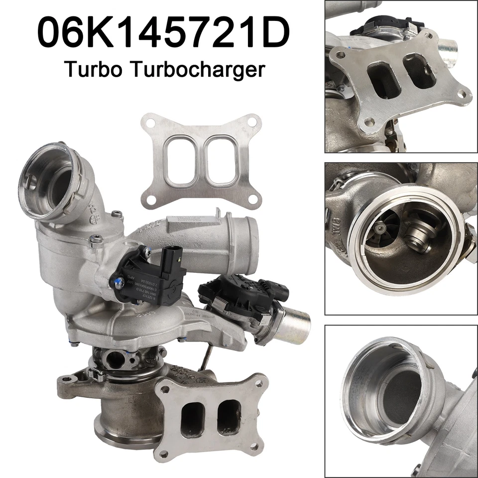 Turbo Turbocharger 06K145721D for Volkswagen Beetle 2014-2017 Jetta 2014~2018 Foto 2 de 4