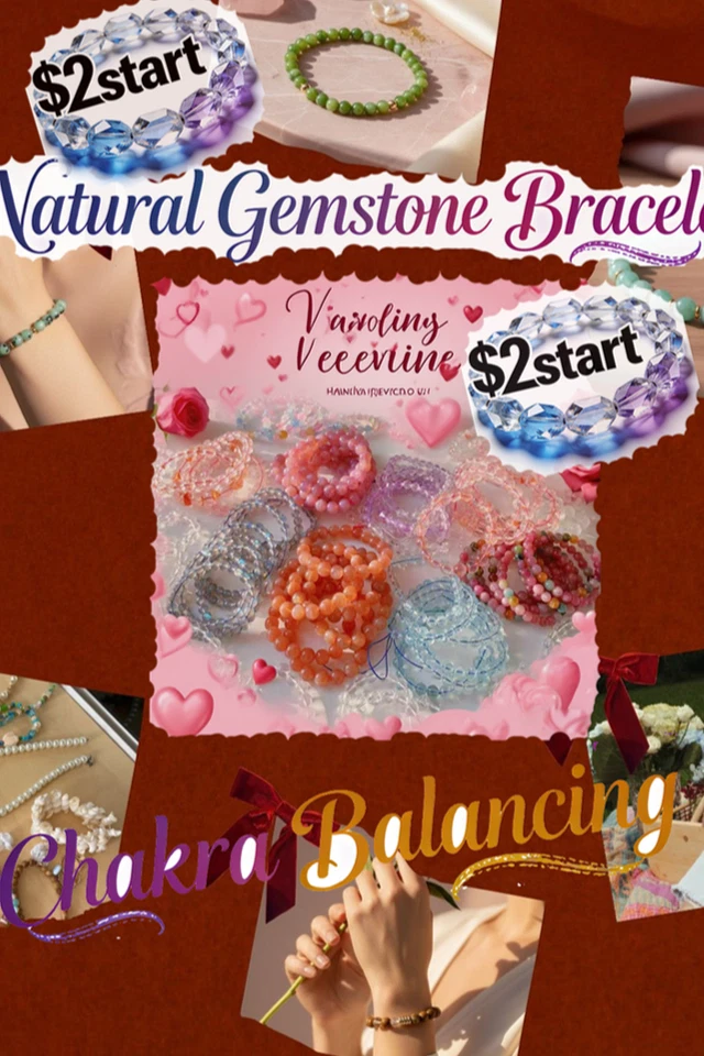 JKL 🔥 Bracelets $2 START ! FREE shipping  🎉! CRAZY live show !