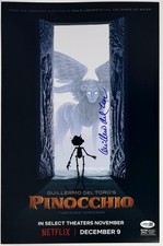 Guillermo Del Toro Signed Autograph Pinocchio 11x17 Movie Poster Photo JSA COA