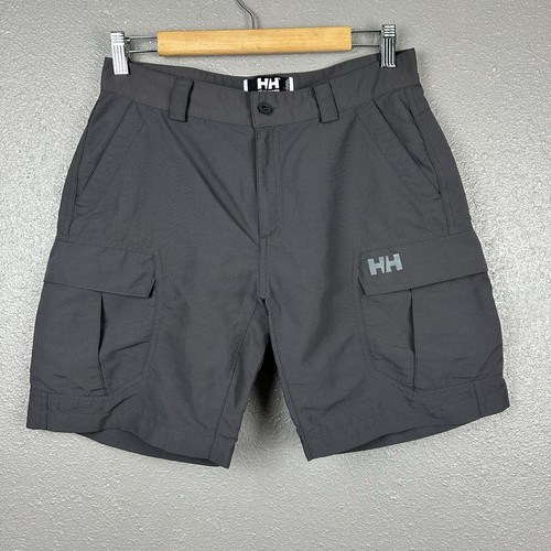 Helly Hansen Resort QD Quick Dry Cargo Shorts Womens 30 Gray