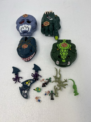 #ad #ad Mighty Max Escapes Lot Skull Dungeon Doom Zone Crushes Hand Slays Bluebird Toys $199.99