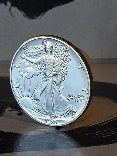 Photo of a 1989 American Silver Eagle from an eBay listing that sold on Jul 18, 2026