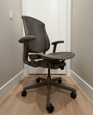 #ad Herman Miller Celle Chair Gray Ergonomic Office Chair 9.5 10 Free Shipping $259.99
