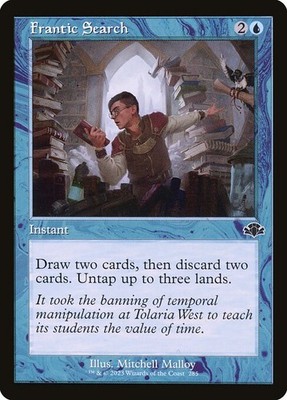 [MTG] Frantic Search (Retro Frame) (285) (DMR) LP-HP
