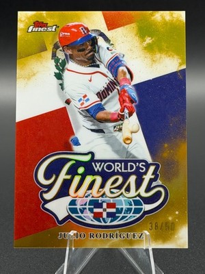 2026 Topps Finest JULIO RODRIGUEZ #WF-15 Worlds Finest Refractor /50
