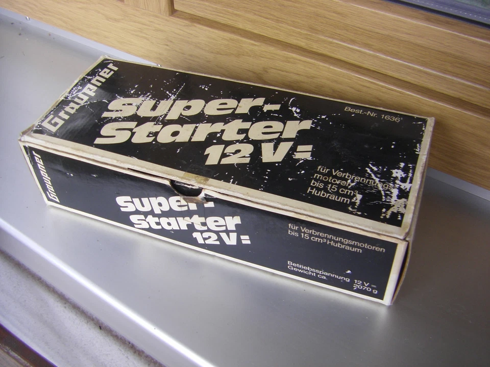 Graupner Super- Starter 12 V, Best.Nr. 1636 mit neuem Antriebsgummi, TOP ! - Bild 4 von 4
