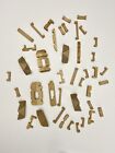Wooden Pieces Cut Blocks And Shapes 30 Parts Craft Supplies