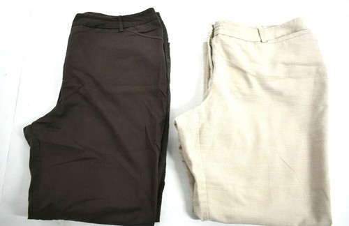 Straight Leg Cropped Capri Pants 18W | eBay