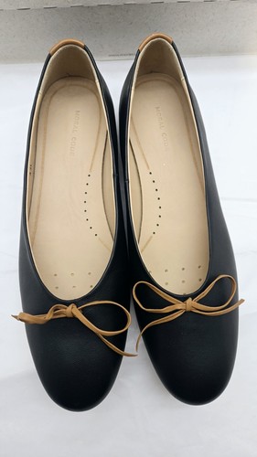 Ballerina Flats Laurel Black Slip On Shoes Size 7 Moral Code - Picture 3 of 9