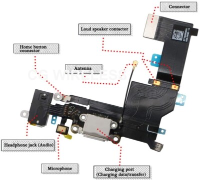 Apple iPhone Charging Port Assembly A-Stock High Quality TESTED Upto 16 Pro Max